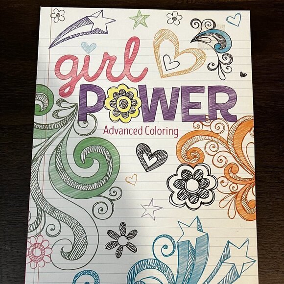 New Girl Power Advanced Coloring Book - Picture 1 of 4